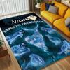 Custom Name Owl Letter Living Room Non-Slip Area Rug Soft Carpet for Bedroom Kids Playroom Sofa Office Home Decor Doormat