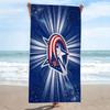 Columbus Blue Jackets Print Beach Towel, Large Soft Quick Dry Towel for Beach Camping Swimming