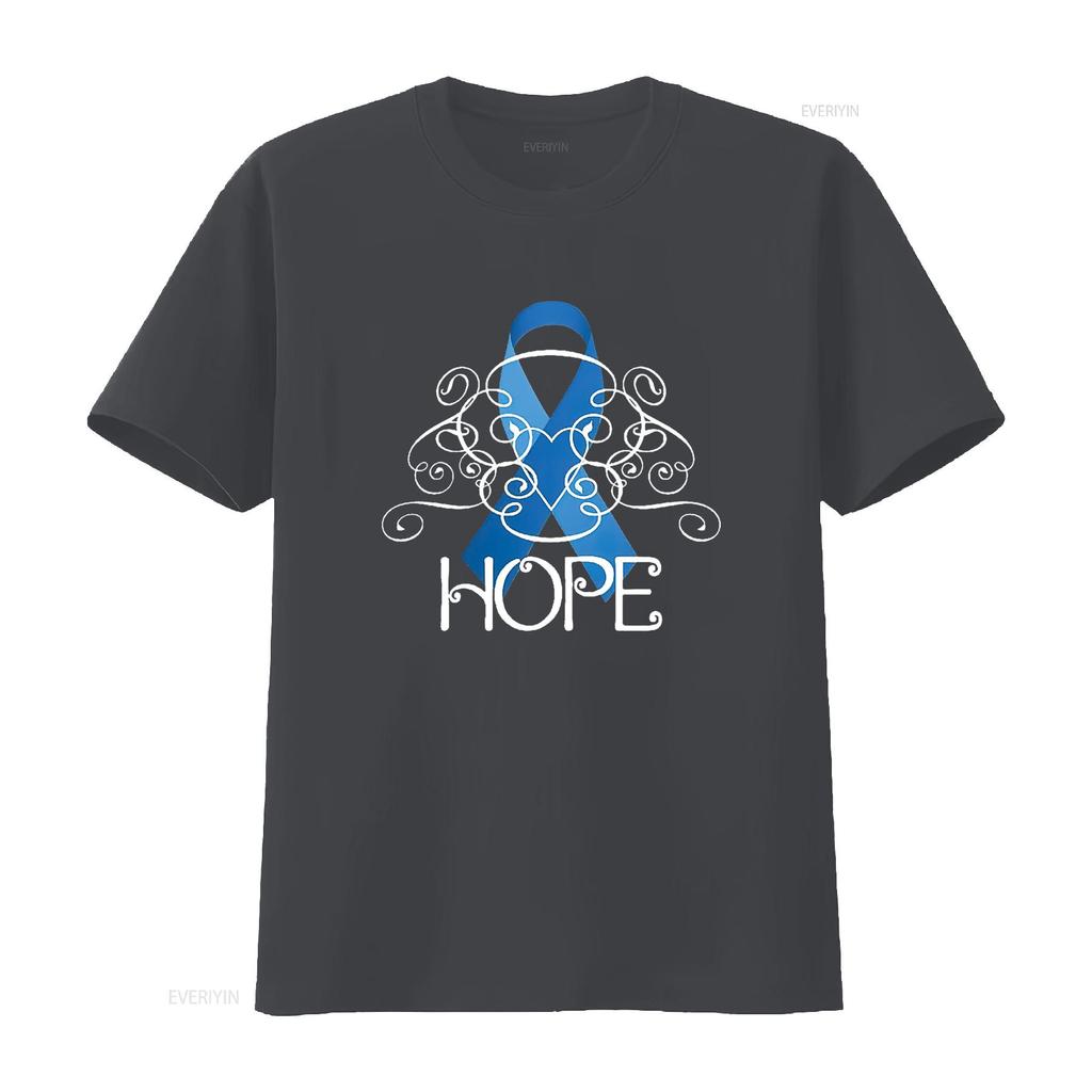 Hope Colon Cancer Awareness Women s T Shirt Black vintage Washed Soft designer clothes Breathable fashion Top For Everyday Wear