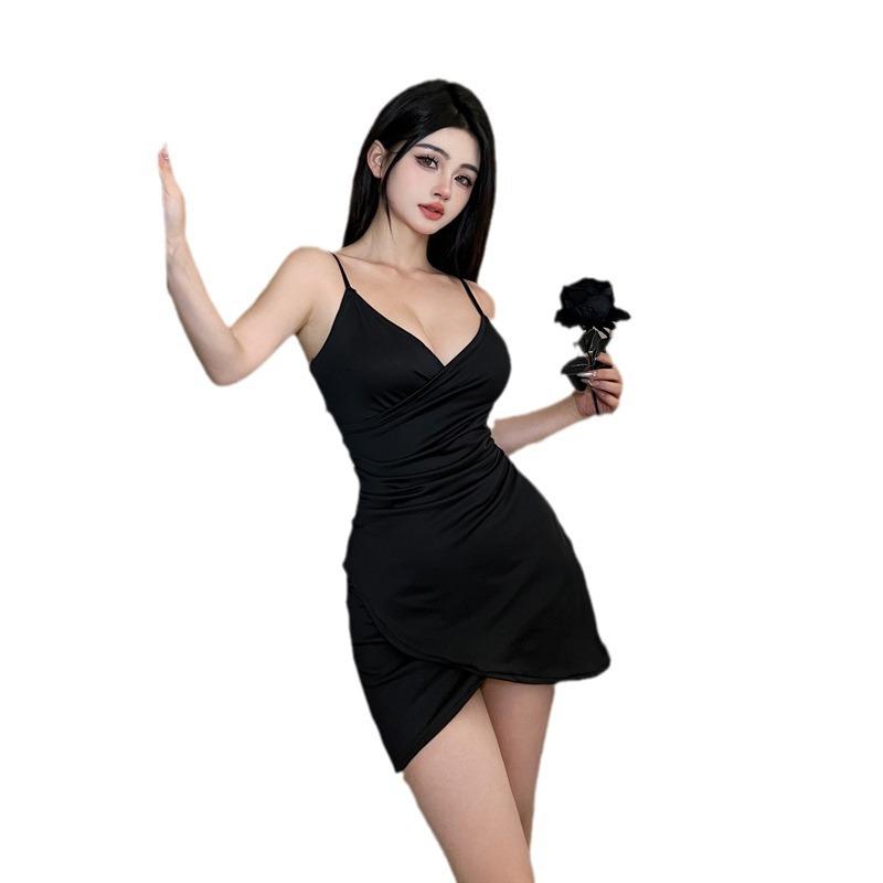 Sexy sexy underwear small breasts show big workplace female secretary role-playing uniform pure desire hip wrap