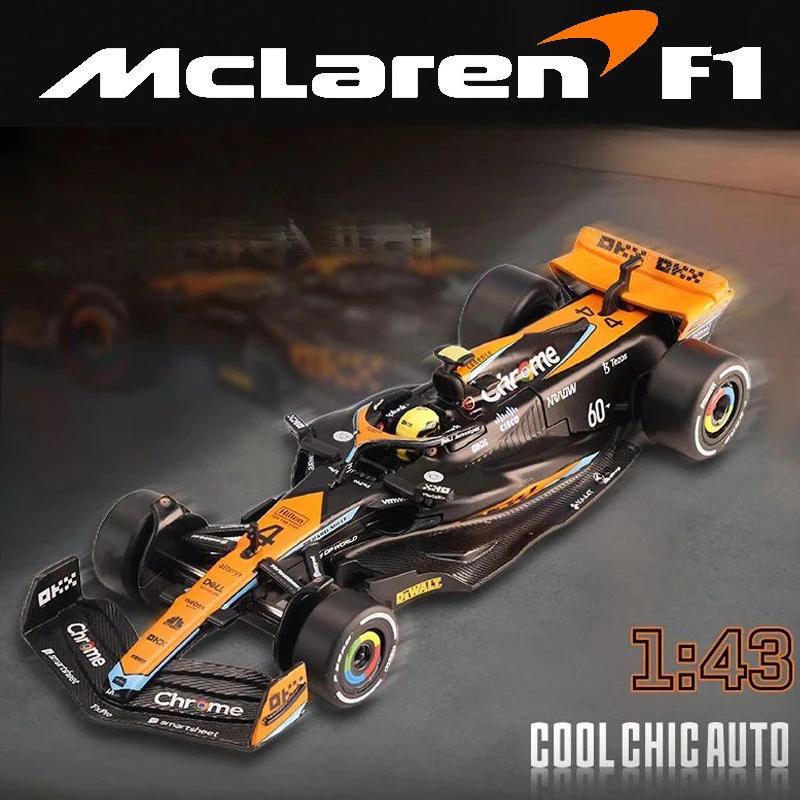 1/43 McLaren F1 MCL60 Racing Car Model Display Box Children's Toy Car Collectibles Gift Boy Friend Home Decor Mniature Voiture