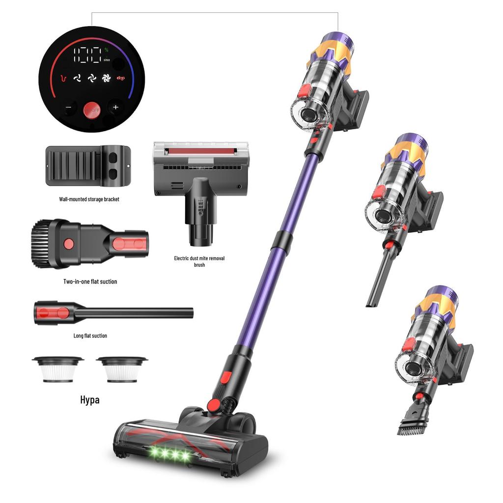 High-Power Brushless Handheld Vacuum Cleaner – 550W Multi-Function with Strong Suction for Home and Pet Hair Removal