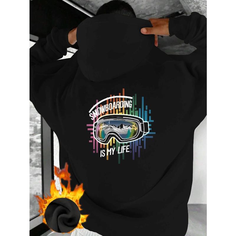 Polyester Hoodie Coat Quick-Heating Lightweight Outdoor Travel Jacket XXL чёрный