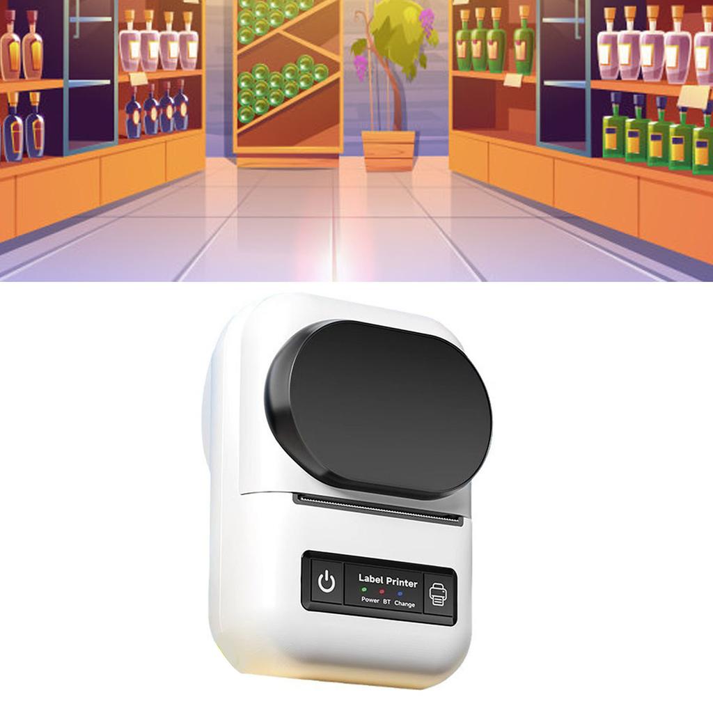 Thermal Label Printer Portable Compact Multifunctional Clear Printing Thermal Label Maker Machine Fo