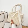 Women Summer Straw Woven Tote Small Clutch Bags Retro Ladies Beach Basket Handbags Vacation Travel Shopping Purse