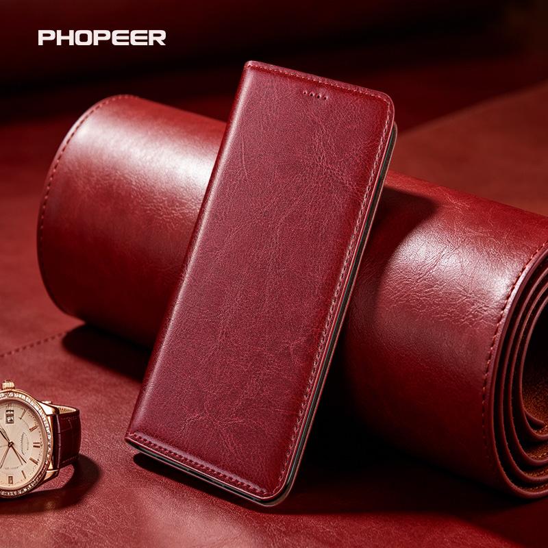 Luxury Genuine Leather Case for Xiaomi Poco X8 X7 X6 X5 X4 X3 Pro Max GT Neo 5G Horse Skin Texture Card Pack Phone Case