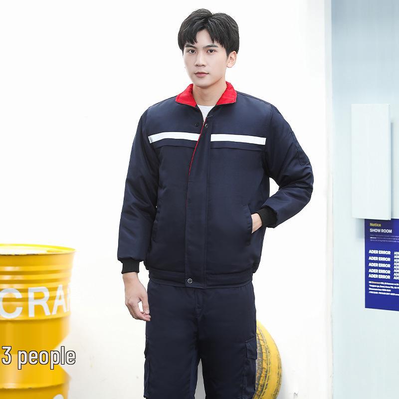 Thickened Warm Cotton Work Jacket with Inner Lining for Winter 5XL/195