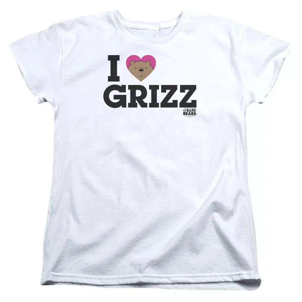 We Bare Bears  I Heart Grizz  Women s T-Shirt XL