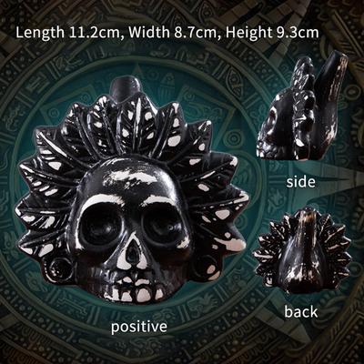 Original Aztec Death Whistle Lautes Schreien Aztec Death Whistle Neuartige Skelettpfeife Halloween Party Supplies Streich Requisiten