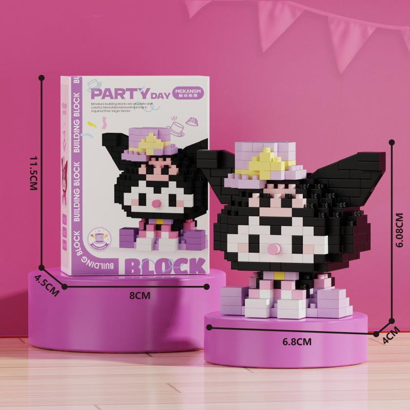 New Creative Micro-particle Toy Building Blocks K226-K248 Hat Party Animation Cartoon Series Educational Leisure Toys