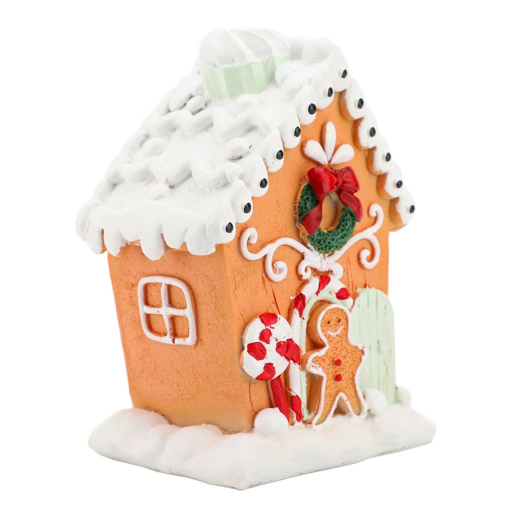 Festival Village Multifunctional Resin Festival Miniature House Decoration for Parties Type 2 14.5x