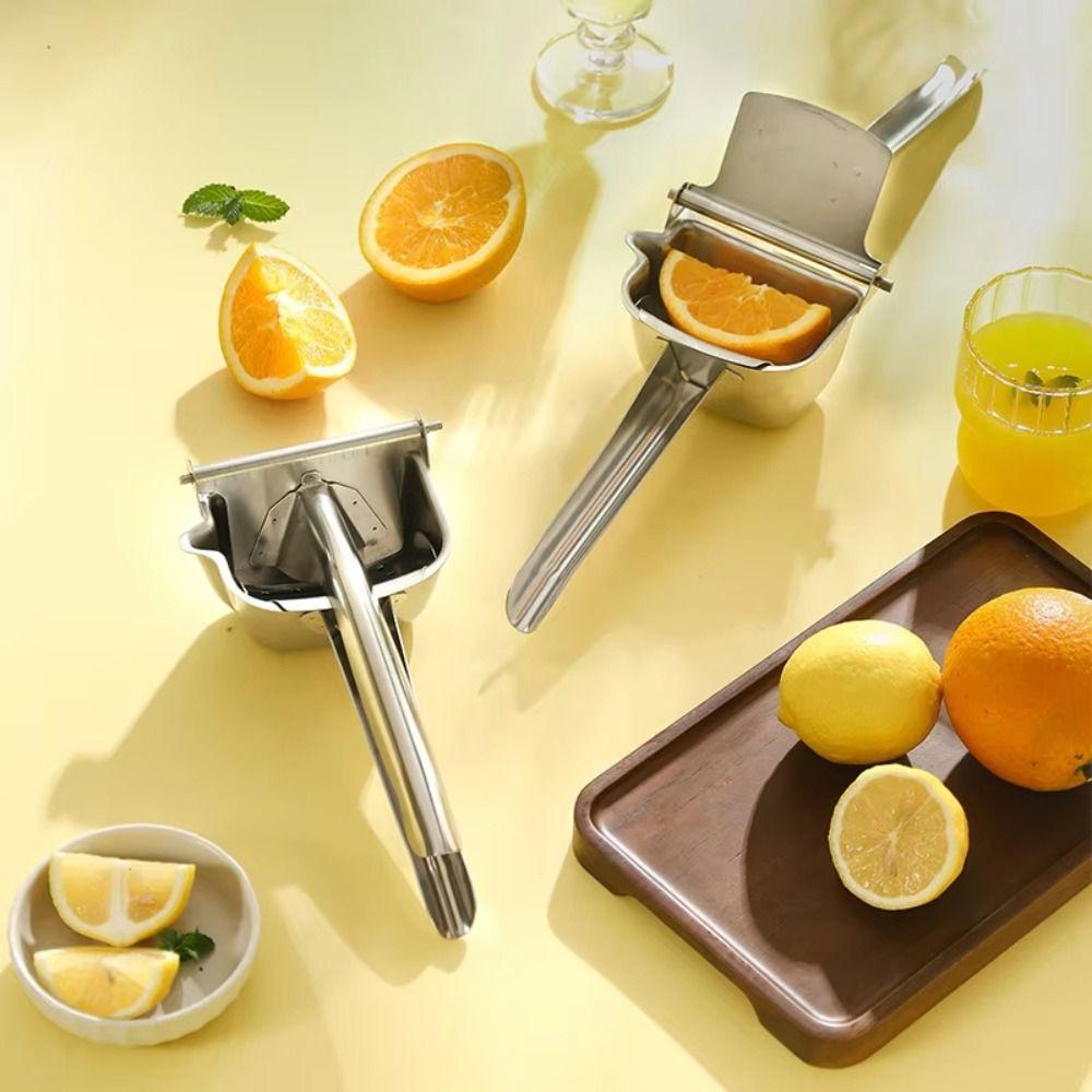 Stainless Steel Orange Juice Extractor Labor Saving Portable Fruit Press  Home Kitchen