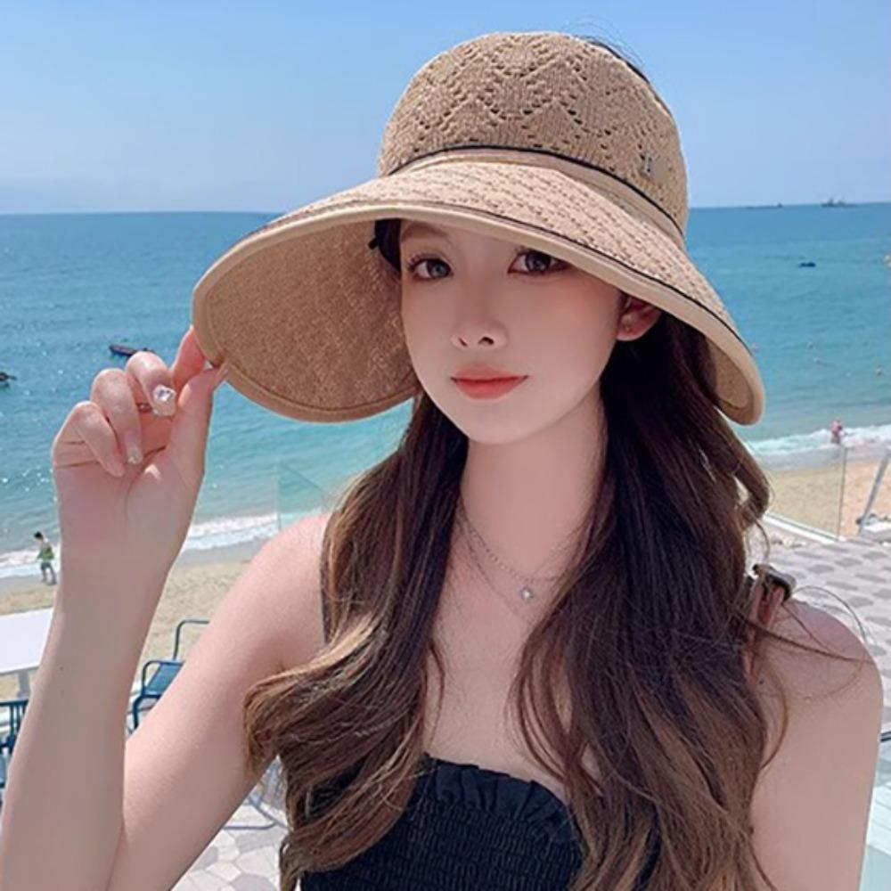 

Wide Brim Sunscreen Cap Simple Fisherman Hat Fashion Bucket Hat Outdoor Sports