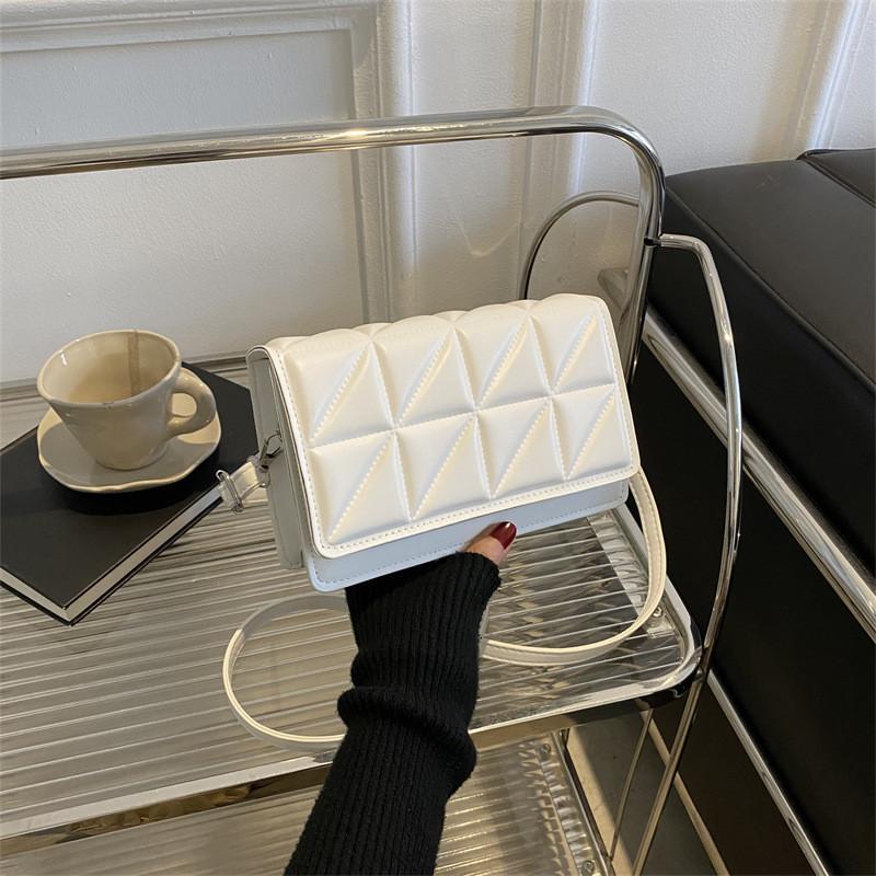 Fashionable Street Trend Shoulder Bag For Women Stylish Square Pu Leather Crossbody