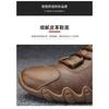 Brown Leather Casual  Shoes for Men Retro Ankle Boots Men Sneaker Non-slip Working Shoes Men Short Shoe Outdoor Walking Sneakers