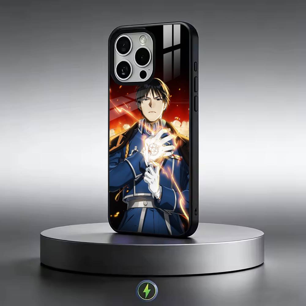 Fullmetal-l Alchemist-t Roy Phone Case For iPhone17,16,15,14,13,12,11 Plus,Pro Magnetic with Magsafe Wireless Charging