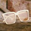 Fashion Square Sunglasses Women Vintage  Oversize T Women's Sun Glasses Black Gradient Female Glasses Men's Oculos UV400