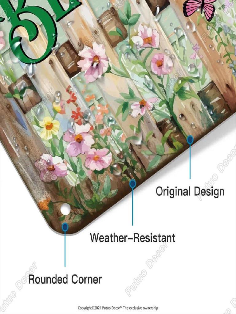 Putuo Decor German Vintage Metal Tin Sign xin Rustic Wall Art for Farmhouse Office Coffee Shop Unique Gift Idea for Friends
