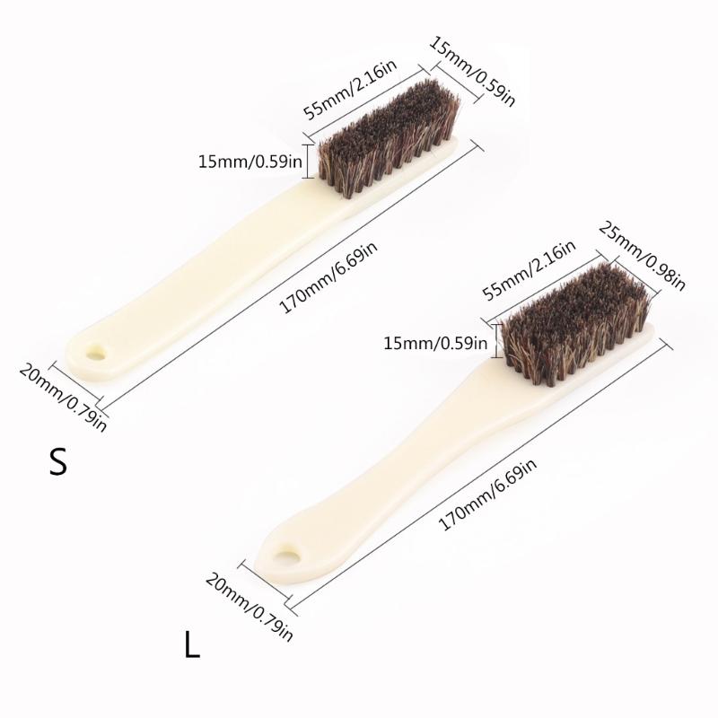 2pcs Long Handle Firm Bouldering  Brush Bouldering  Brush with Thick Hairs Bristles Bouldering Cleaner Tool