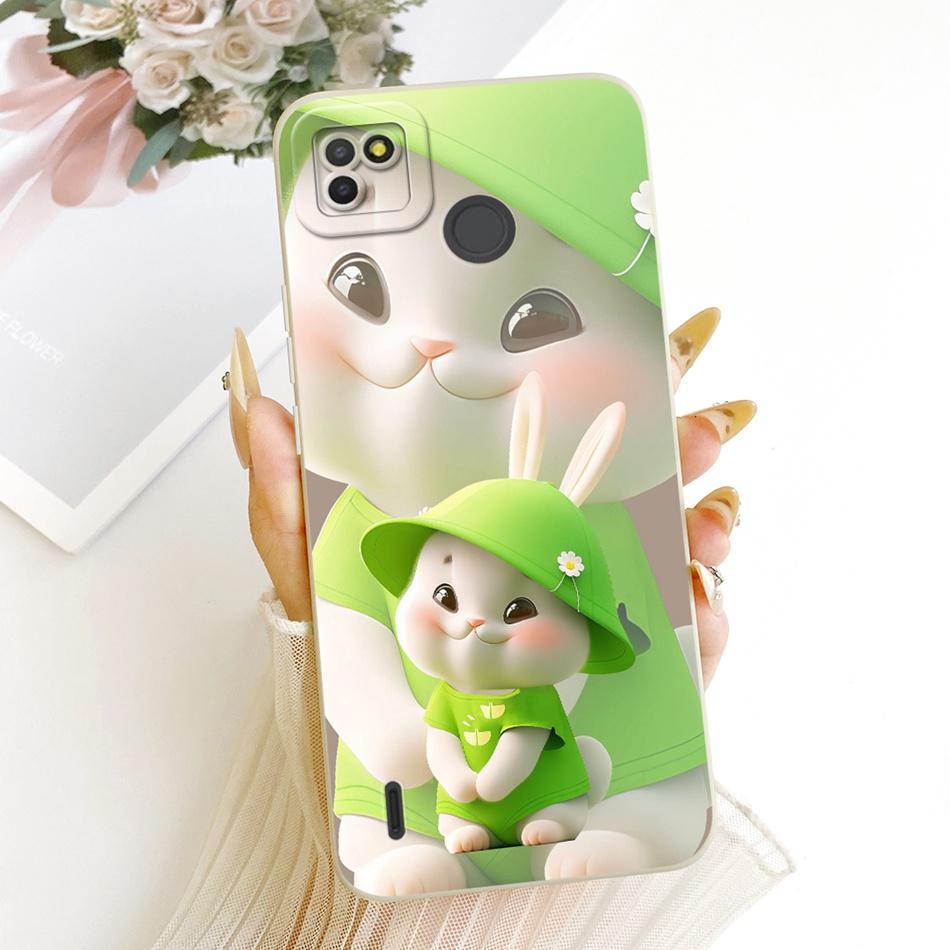 For Tecno Pop 4 LTE / Pop 4 Air Cute Cat Flower Cartoon Phone Case For Tecno Pop4 Lte 4Air Shockproof Soft Silicone Bumpers