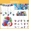 Spider-man Party Decoration Kit Amazing Friends Birthday Supplies