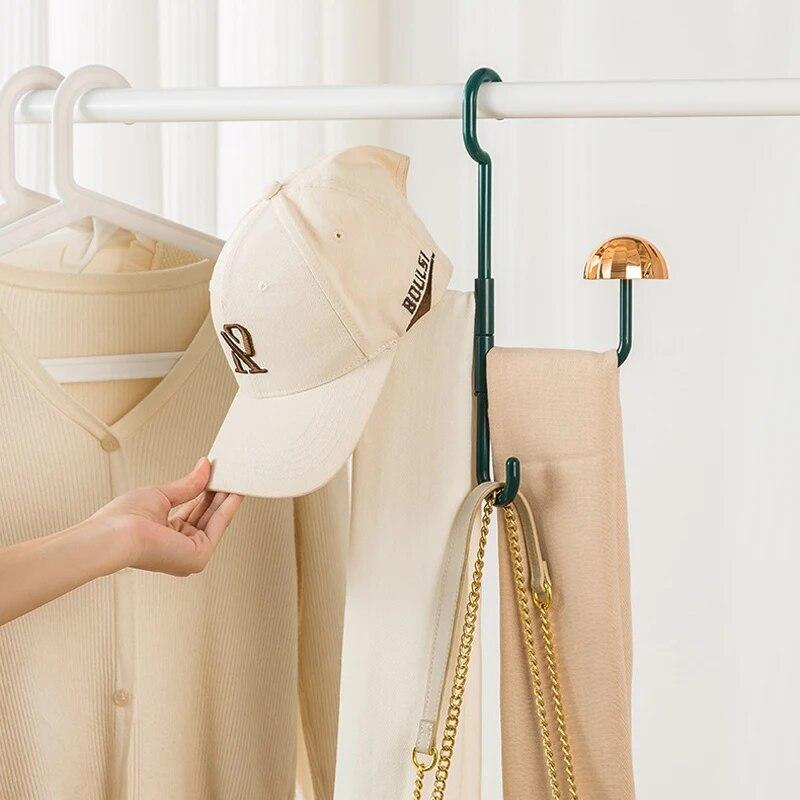 1 porte-chapeau multifonctionnel avec crochet, porte-chapeau créatif à suspendre, support de rangement pour finition de chapeau, pour crochet, écharpe, sac