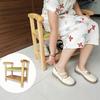 Wooden Shoe Changing Stool Multifunctional Stools Aesthetic Long Luxury Rectangular Entrance Stool Decorative Living Room Stools