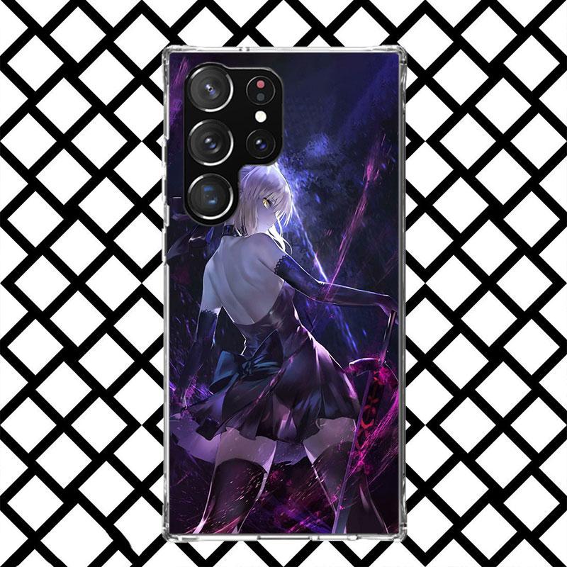 Fate Zero Stay Night Saber Phone Case for Samsung Galaxy S26 S25 Edge S24 S23 Ultra S22 Plus S21 FE S20 + Soft Cover Print Funda