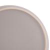 Talerz Deserowy Płytki Mały na Ciasto Deser Ceramiczny Szary 20,5 cm