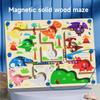 Children Montessori Toy Magnetic Pen Moving Ball Game Color Sorting Counting Board Fine Motor Training Sensory Educational Toys