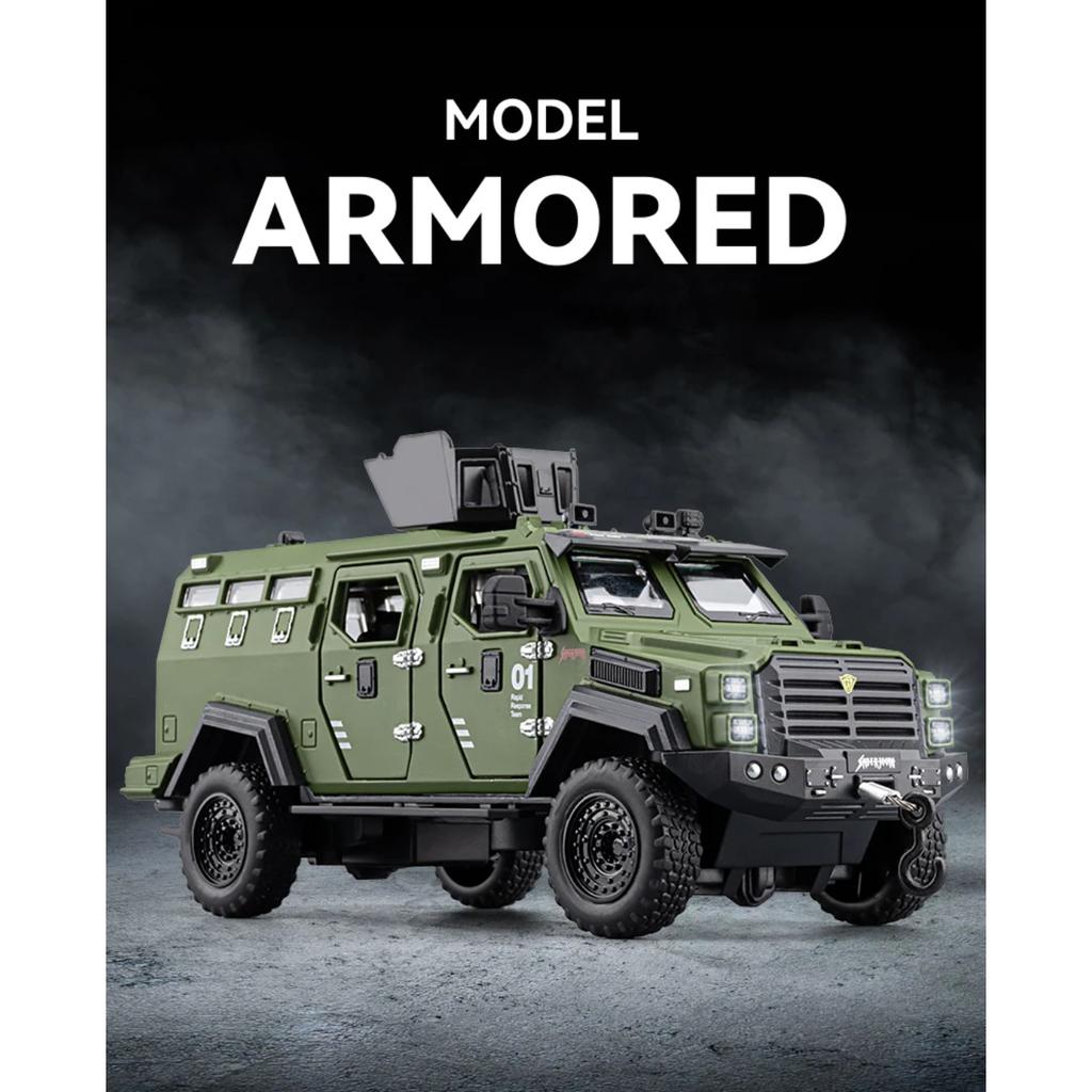 1/32 Ford F-550 Strengthened 4*4 Off Road Special Vehicles Alloy Diecast Model Car Decoration Hobbies Collection Holiday Present