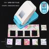 Manual Paper Puncher Square Hole Punching Tool Paper Craft Embossing Tool for Kid Art Craft Card Making Scrapbooking