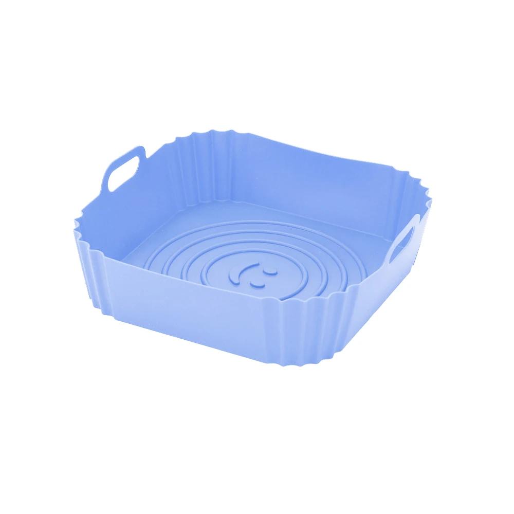 Silicone Air Fryers Oven Baking Tray Reusable Airfryer Pizza Pan Accessories Airfryer Non-stick Silicone Liner Kitchen Gadgets