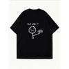 Crew Neck T Shirt White Plz Use It Brain Graphic Print Casual Wear For Women