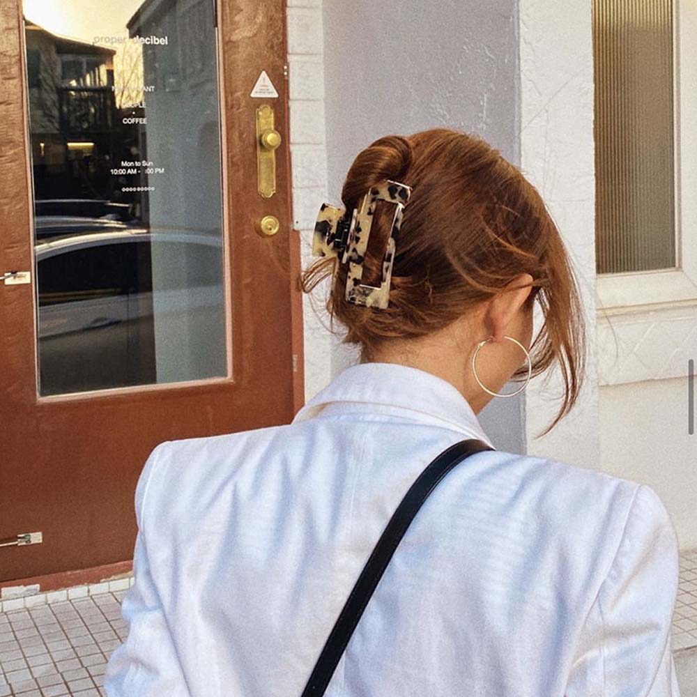 Retro Wild Korean Acrylic Women Hairdress Crab Clips Bath Clips Hair Claws