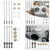 Laundry Washer Hanging Rod Kits Lightweight for Laundry Household Dorm