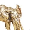 Mini Elephant Sculpture Metal Statue Animal Figurine Crafts Copper Home Decoration Ornament