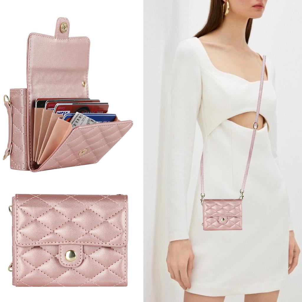 Leder-Crossbody-Tasche im Akkordeon-Stil für Samsung Z Flip7/Flip6