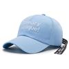 Hat Spring and Autumn New Embroidery Ribbon Baseball Cap Personalized Peaked Hat Outdoor Sun Hat Travel Hat Couple Hat