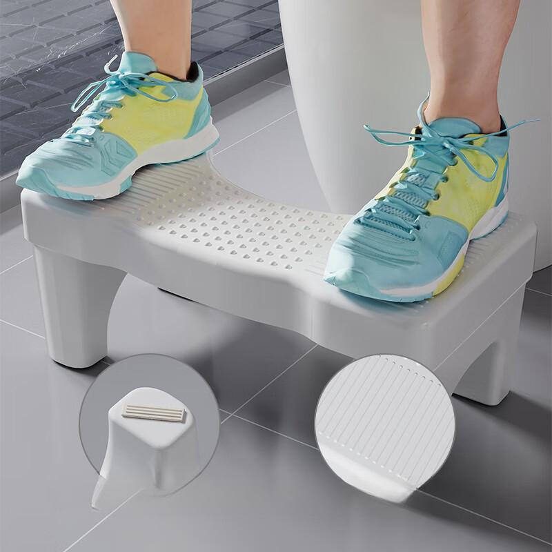 Household Thickened Bathroom Foot Pedal Foot Stool Squatting Pit Toilet Footstool