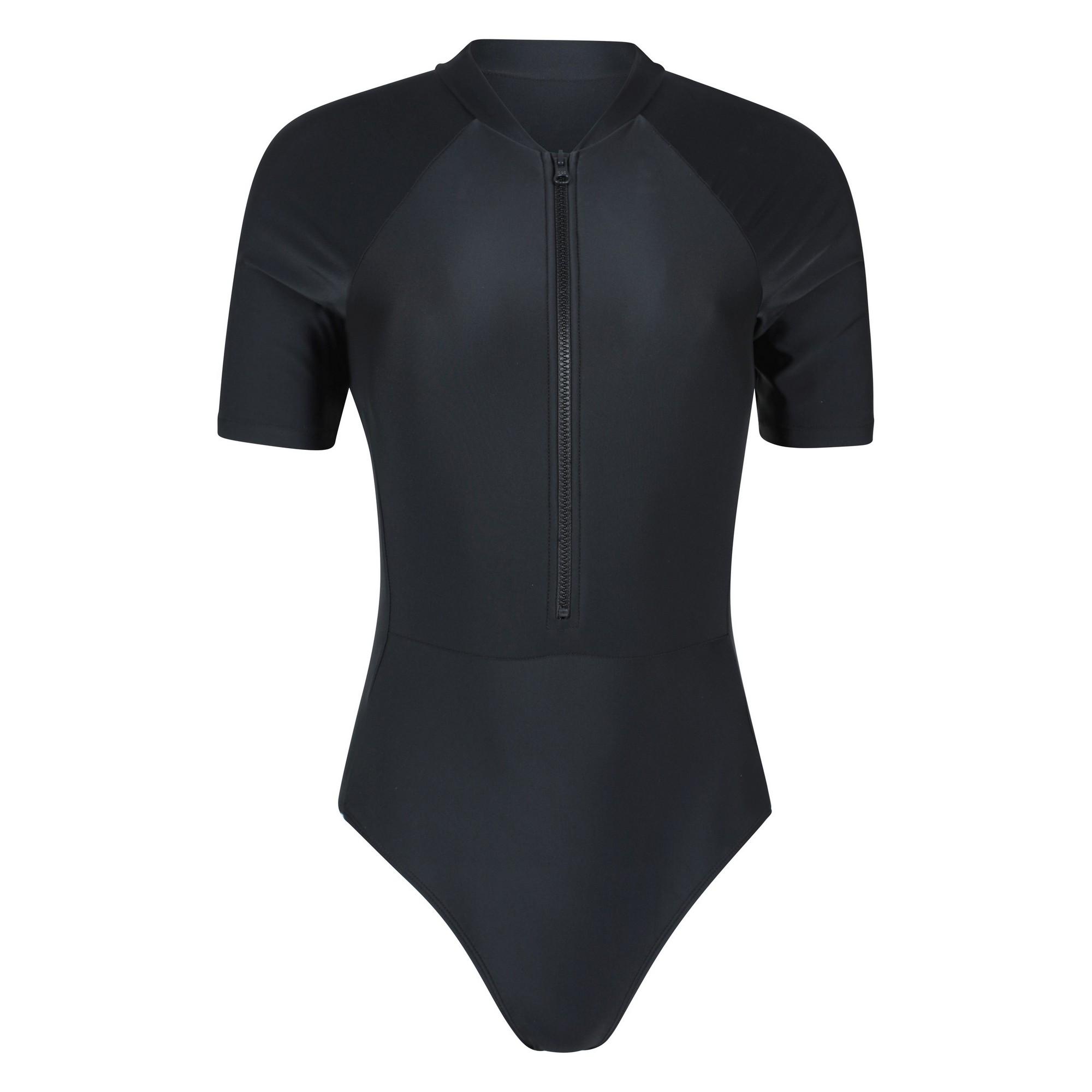 Traje de baño de una pieza de manga corta para mujer de Mountain Warehouse 8 UK negro