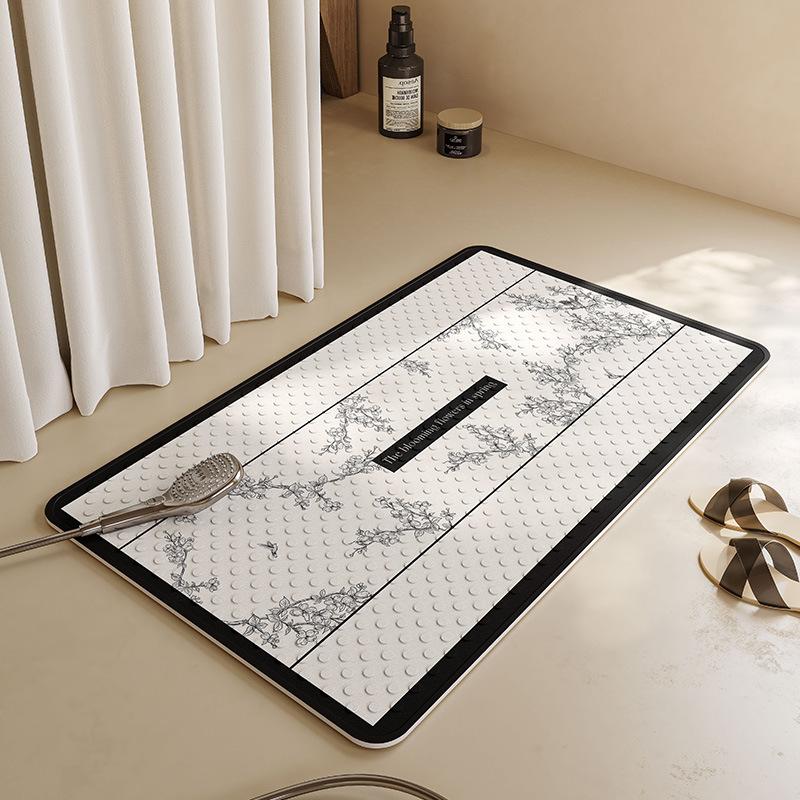 Bathroom Anti-slip Floor Mat for Shower Special for Children and Elderly People Bathing Anti-fall Mat for Bathroom with Suction Cup Massage Foot Mat