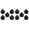 LR106832 DYC500110 10Pcs Door Wheel Arch Sill Trim Panel Clip Fastener Re-tainer Fit for Land Rover Range Rover Black Nylon