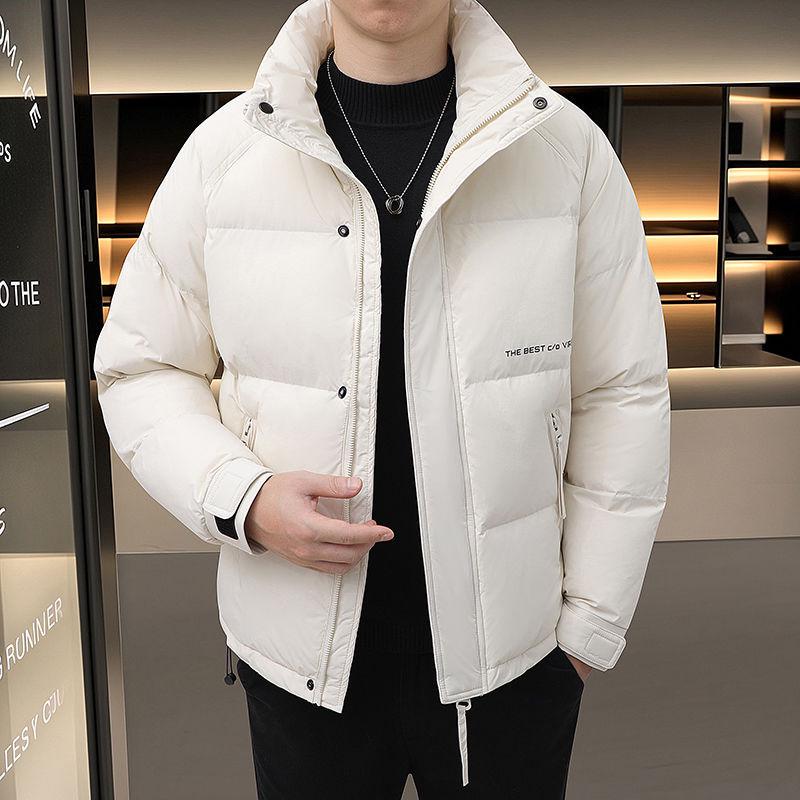 

Мужская зимняя повседневная куртка на утином пуху со стойкой 3XL (suggested for 72.5-80 kg)