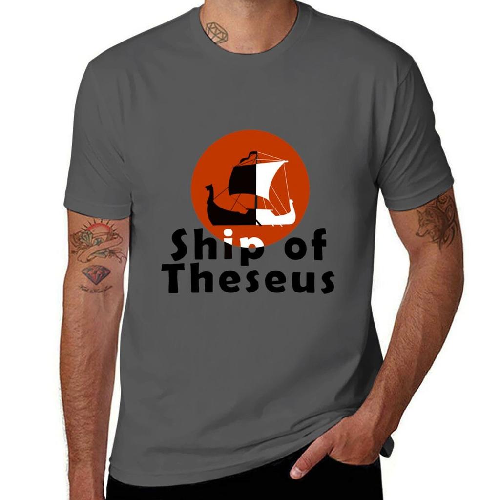 Ship Of Theseus T-shirt Man T Shirts For Men Essential T Shirt Printed T Shirts For Man T-shirt