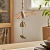 Fish Shaped Door Bell Japanese Room Decoration Wooden Wind Chimes Wall Hanging Doorbell Pendants Home Decor