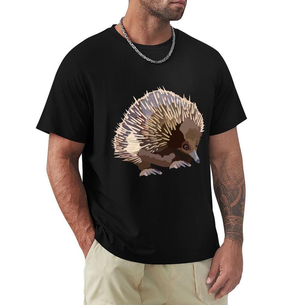 E is for Echidna T-Shirt Anti-Wrinkle Short Sleeve T-Shirt
