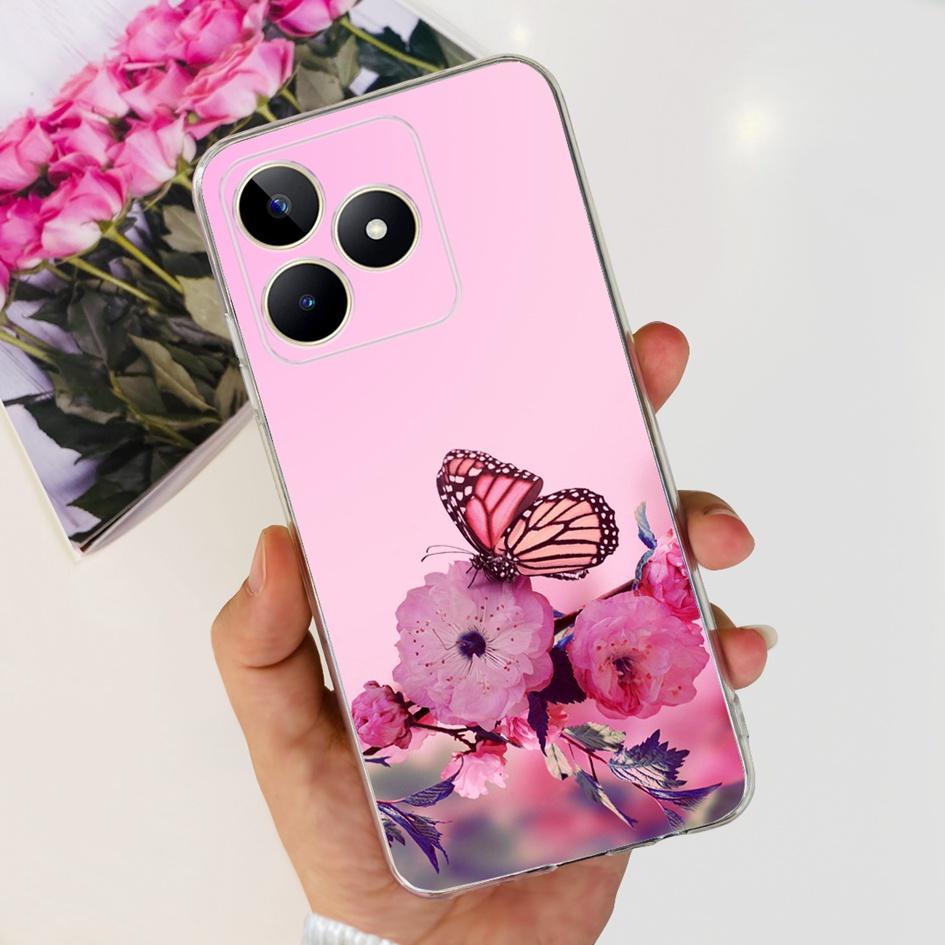 For Cover Realme C53 Phone Case 6.74" 2023 New Fashion Astronaut Soft Silicone Clear Back Cover For Realme C53 RMX3760 C 53 Capa