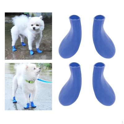 Dog Boots Waterproof Rain Non- Rubber Shoes