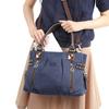 [Saboi] Handbag SM070703 Navy 31cm x 34cm x 12cm x 23cm x 40cm
